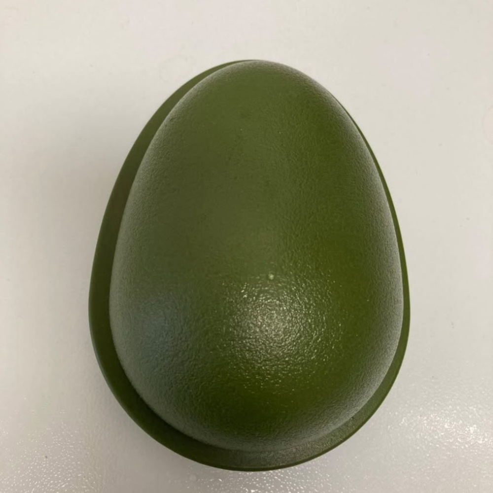 Green Egg-Shaped Container - Picture 1 of 4